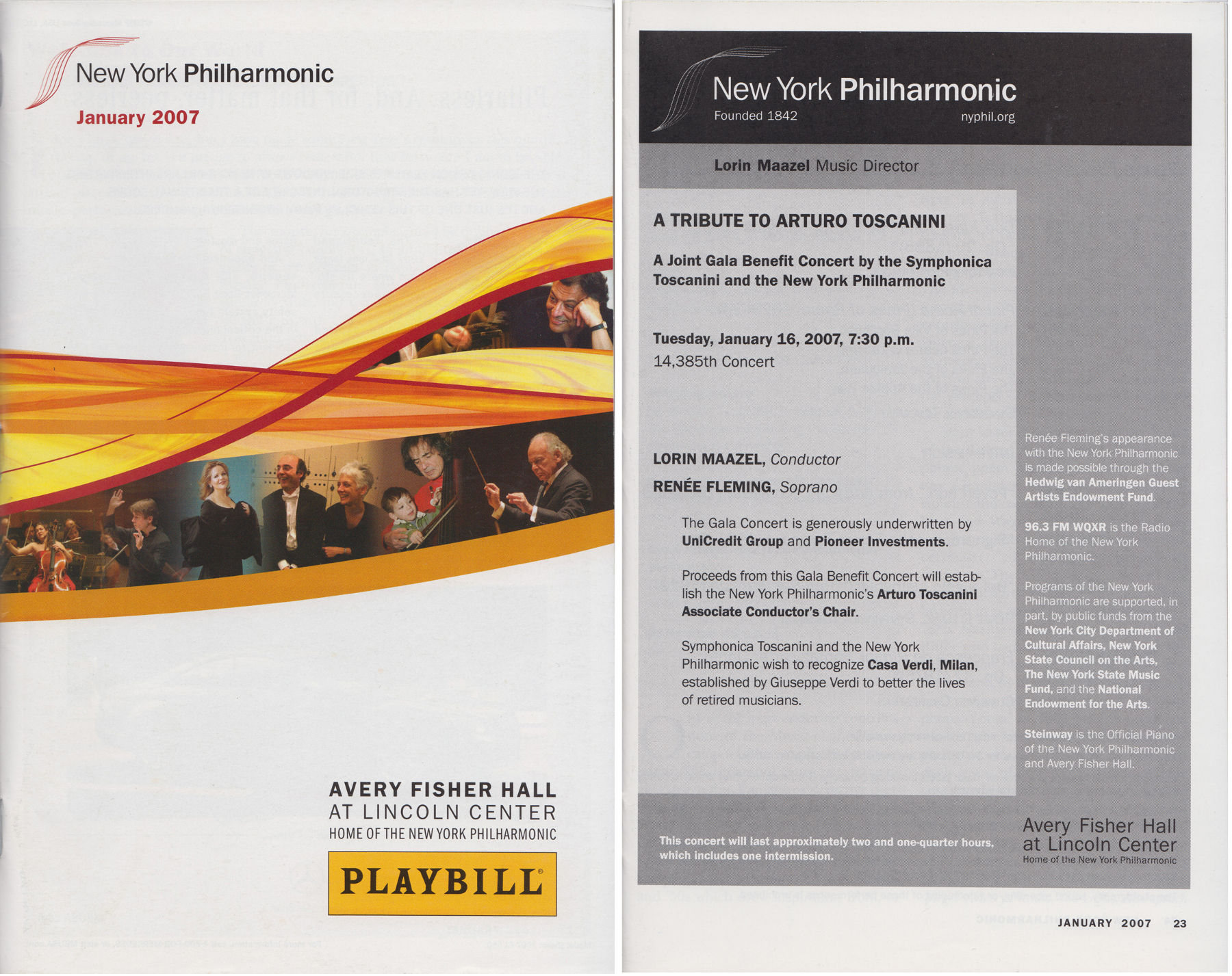 New York - Toscanini Anniversary